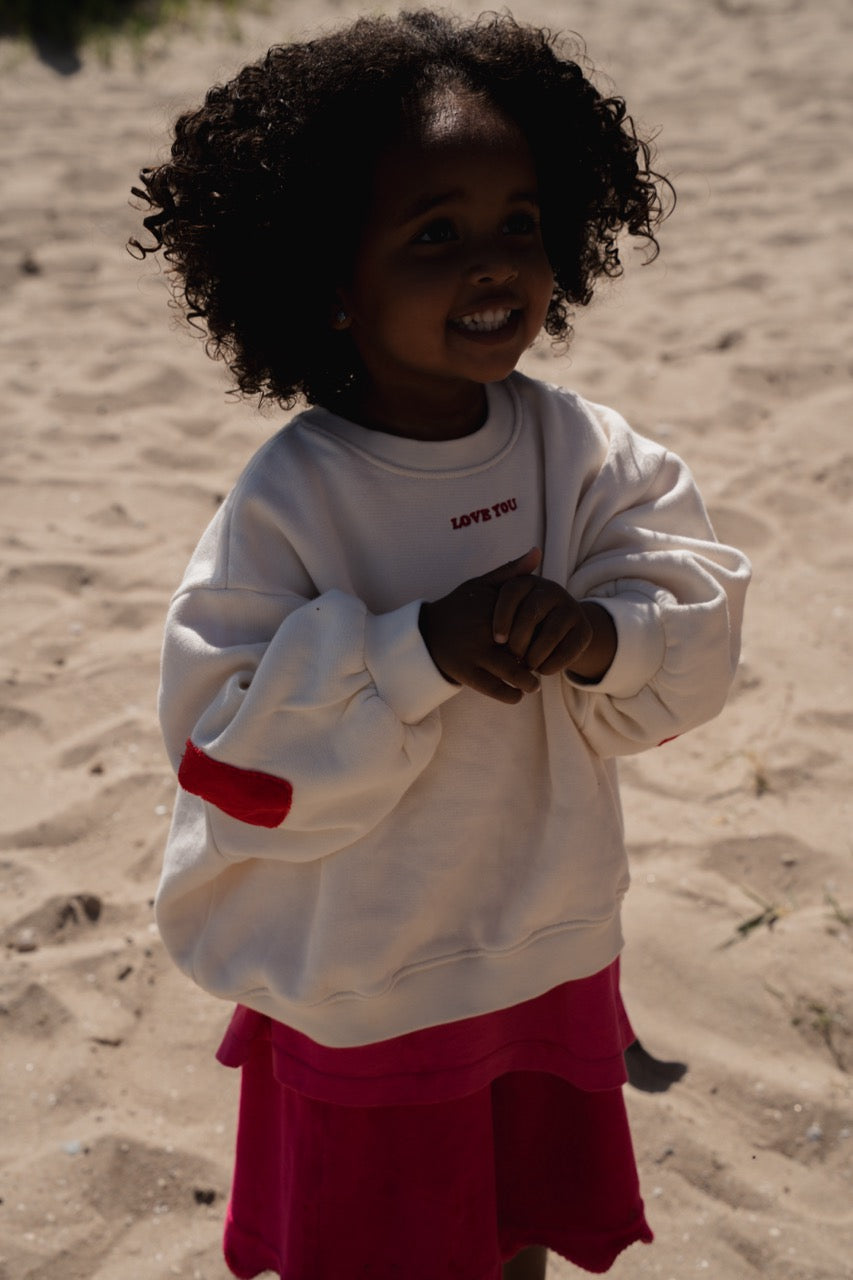 Sweater LOVE YOU Cream