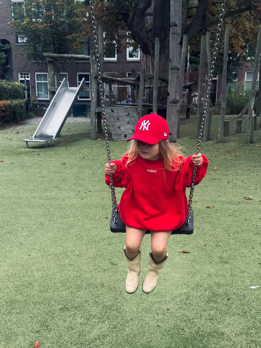 Sweater VIBES Tomato