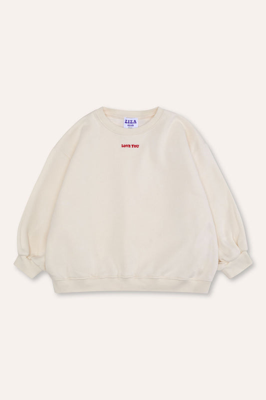 Sweater LOVE YOU Cream